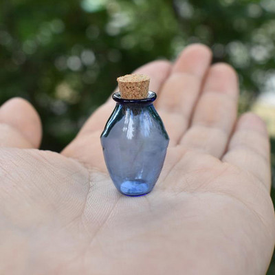 2 kom Mini staklene boce u boji Slatke boce s čepom Male boce na dar Sićušne staklenke Bočice 9 boja