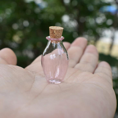 2 kom Mini staklene boce u boji Slatke boce s čepom Male boce na dar Sićušne staklenke Bočice 9 boja