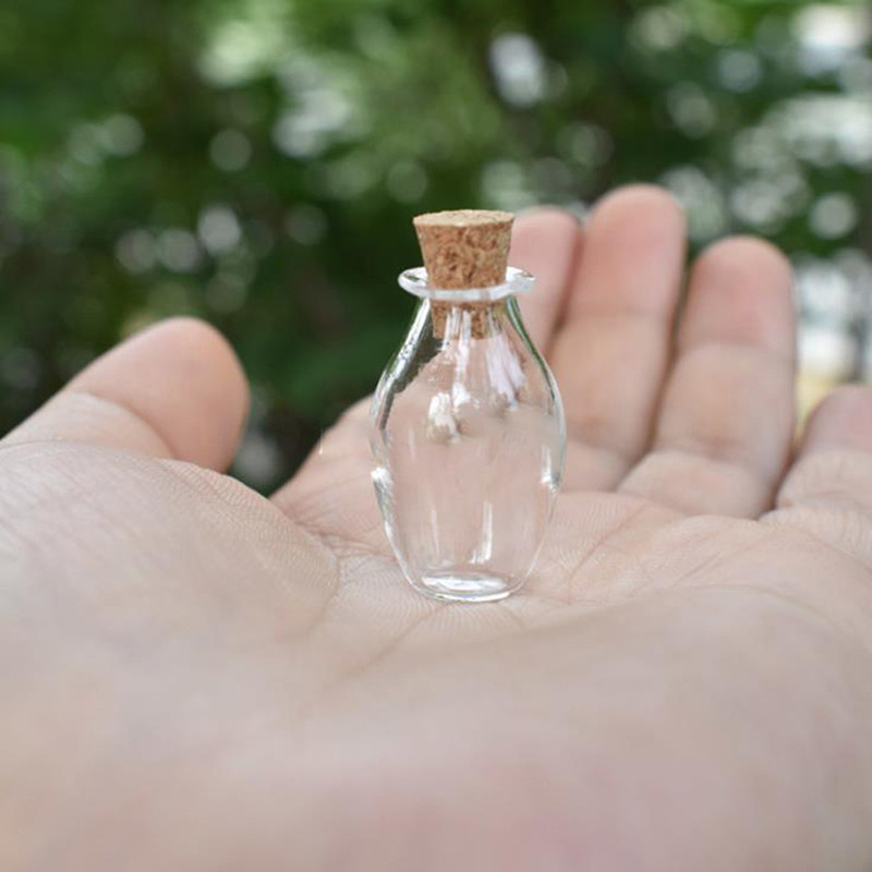 2 kom Mini staklene boce u boji Slatke boce s čepom Male boce na dar Sićušne staklenke Bočice 9 boja