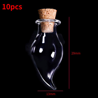 Staklene bočice od 10 komada, minijaturna bočica za napitak, mini plutene staklene bočice, vjenčane DIY mini bočice za nanošenje, bočica za parfeme