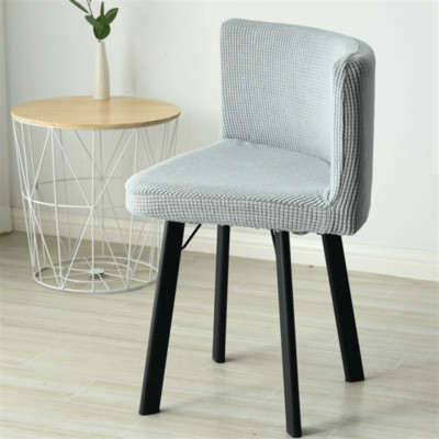 Lēti 1 gabala īpaša izmēra krēsla pārvalki Polar flīsa auduma krēslu pārvalki ovāls sēdekļa futrālis ēdamistabai un mājai