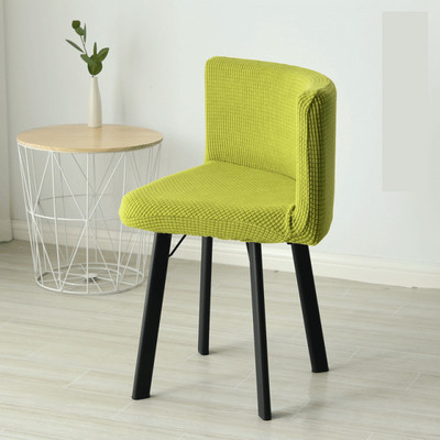 Lēti 1 gabala īpaša izmēra krēsla pārvalki Polar flīsa auduma krēslu pārvalki ovāls sēdekļa futrālis ēdamistabai un mājai