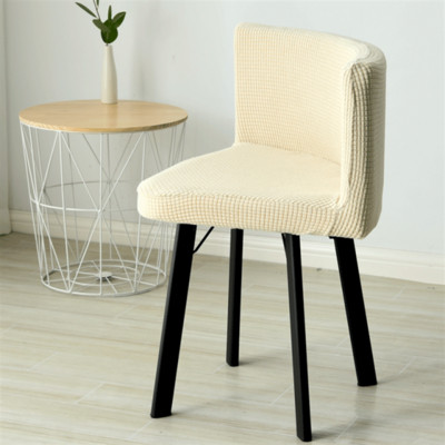 Lēti 1 gabala īpaša izmēra krēsla pārvalki Polar flīsa auduma krēslu pārvalki ovāls sēdekļa futrālis ēdamistabai un mājai