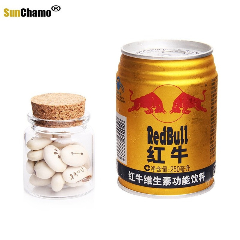 47x50 mm stikliniai buteliai, skaidrūs kalėdiniai palinkėjimai su kamštiniais kamščiais vestuvių gimtadienio vakarėliui 50 ml buteliukas