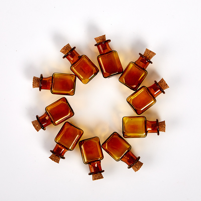 Μίνι γυάλινα μπουκάλια 10 τμχ Νέα μικρά φιαλίδια φελλό γυάλινο βάζο πολλαπλής χρήσης φελλό γυαλί