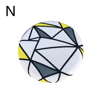 Apvalus kėdės užvalkalas Baro kėdė Elastingas sėdynės užvalkalas Nepurvinas gėlėmis margintas užvalkalas, nuimamas tempimo apsauga, namų biuro dekoras