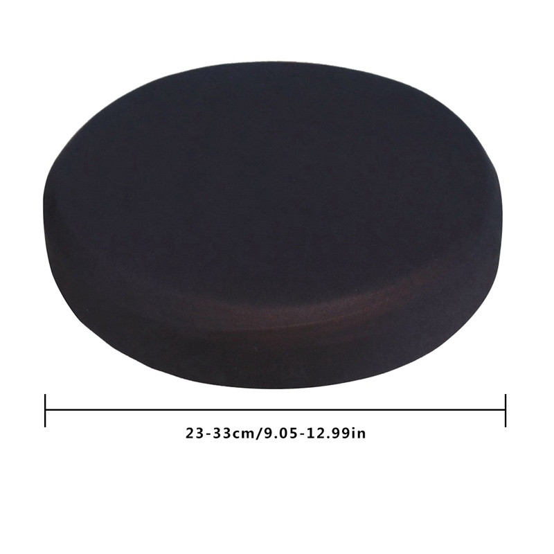 Husă rotundă pentru scaune scaun de bar Husă elastică pentru scaun Anti-murdară cu imprimeu floral Protector extensibil detașabil Decor pentru birou de acasă