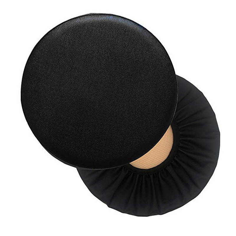 Husă rotundă pentru scaune scaun de bar Husă elastică pentru scaun Anti-murdară cu imprimeu floral Protector extensibil detașabil Decor pentru birou de acasă