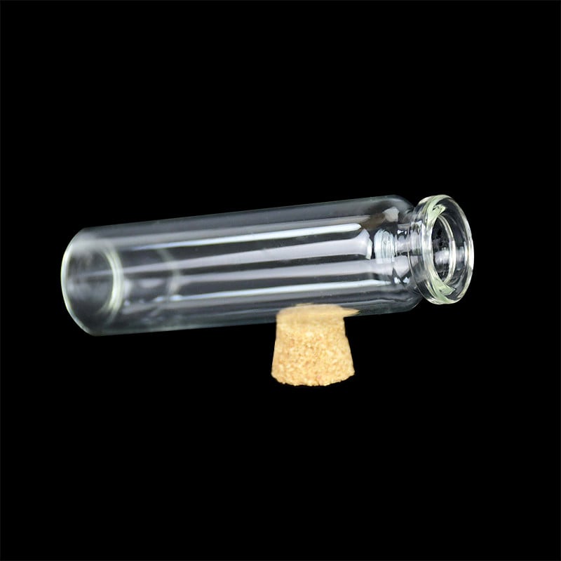 5 db kis méretű üveg palack parafa üveggel Üzenet tároló palack Befőttesüvegek DIY kézzel készített művészeti kiegészítők Goodies tárolótartály