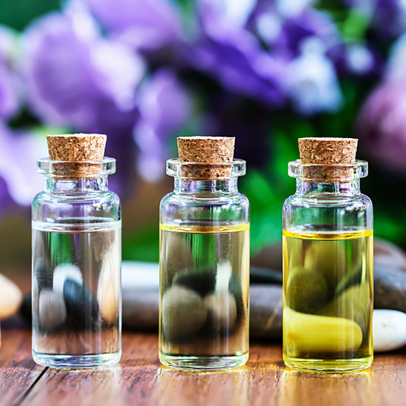 5 db kis méretű üveg palack parafa üveggel Üzenet tároló palack Befőttesüvegek DIY kézzel készített művészeti kiegészítők Goodies tárolótartály