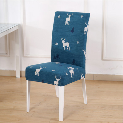 Božićne navlake za stolice Elastične rastezljive navlake za blagovaonske stolice univerzalne veličine za kuhinjske božićne ukrase