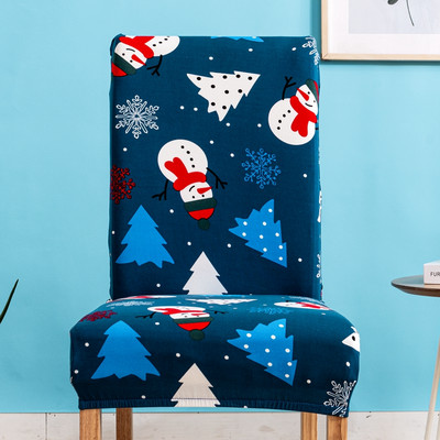 Božićne navlake za stolice Elastične rastezljive navlake za blagovaonske stolice univerzalne veličine za kuhinjske božićne ukrase