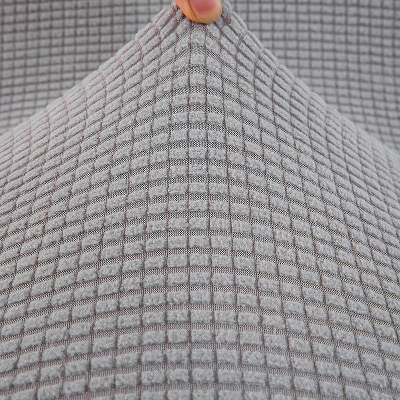 Jacquard Shell krēsla pārvalks Stiepjams Skandināvijas Sēdekļa Pārvalks Viesnīcai Mājai Dzīvojamai Ēdamistabai Bezroku īsas atzveltnes krēsla pārvalks