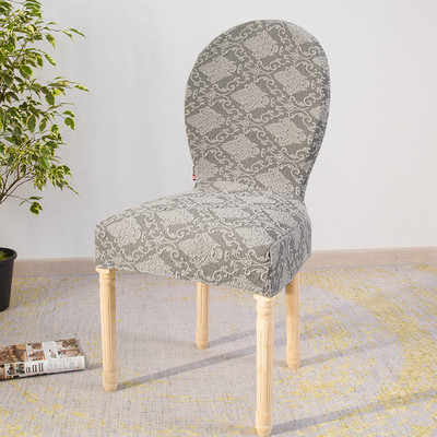 JHWarmo apaļa mugura liela loka ķebļa pārvalks Sēdeklis Elastīgs krēsla pārvalks Four Seasons Ēdamzāle Mūsdienīgs minimālistisks krēsla pārvalks