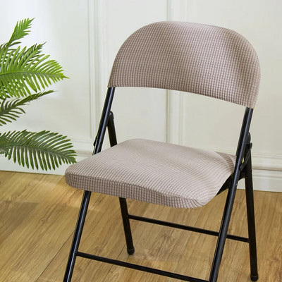 Fashion Corn Velvet Vienspalvis Namų sulankstomas kėdės užvalkalas Biuro kėdės apdaila Apsauginis nuo dulkių Universalus padalintas kėdės apsauginis užvalkalas