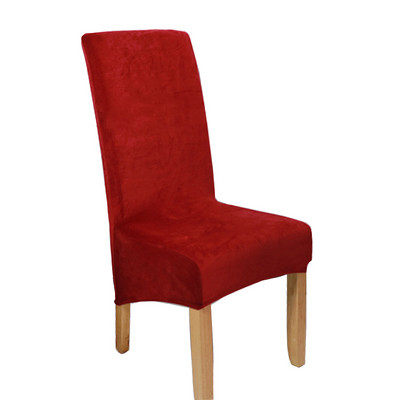 Elasztikus egyszínű székhuzat Otthon Spandex Stretch Slip-huzatok Székülés huzatok Konyhához Étkező Esküvői Bankett Kezdőlap