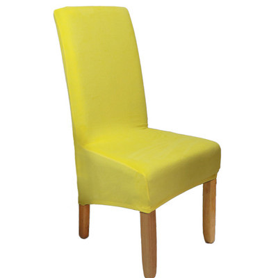 Elasztikus egyszínű székhuzat Otthon Spandex Stretch Slip-huzatok Székülés huzatok Konyhához Étkező Esküvői Bankett Kezdőlap