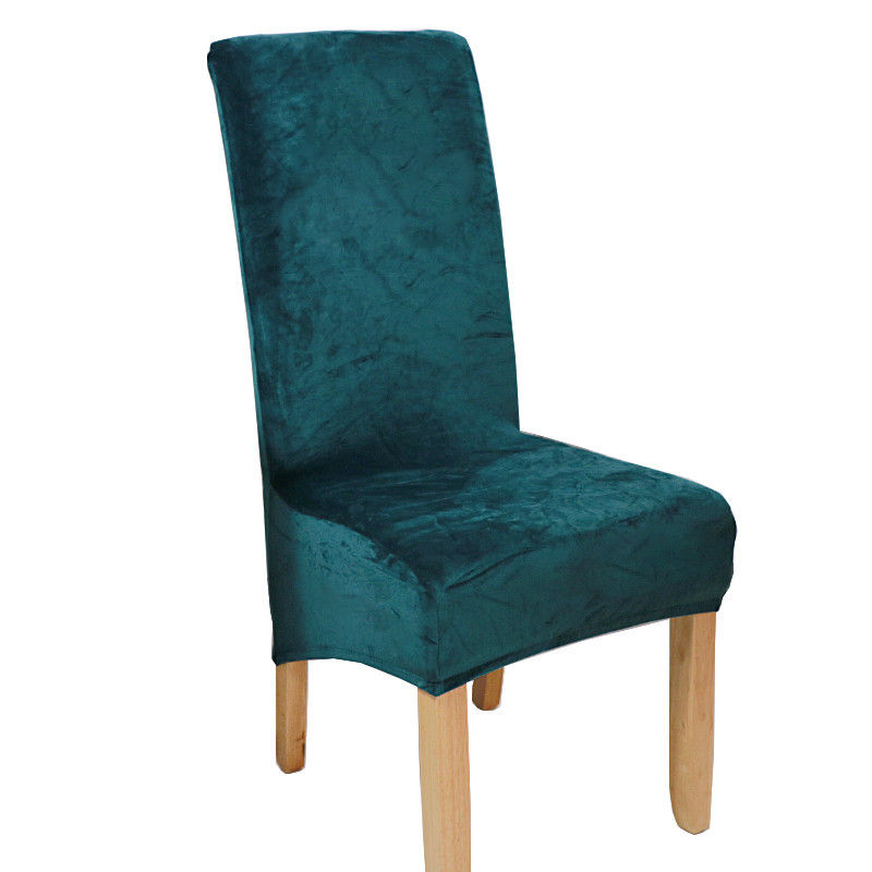 Elasztikus egyszínű székhuzat Otthon Spandex Stretch Slip-huzatok Székülés huzatok Konyhához Étkező Esküvői Bankett Kezdőlap