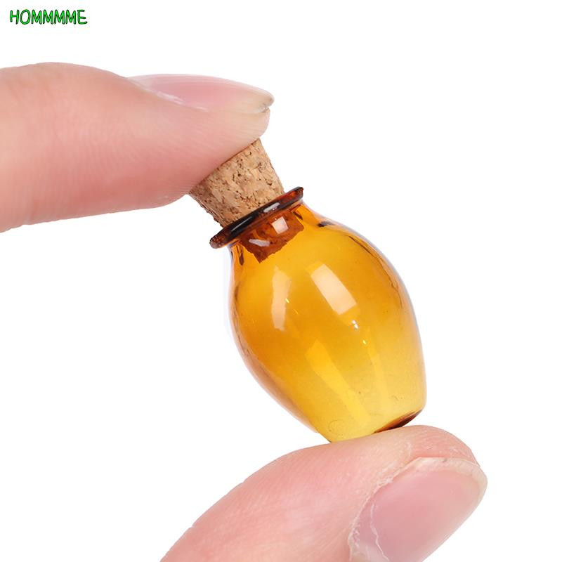 2 tk Mini klaasvärvi pudelid Armsad pudelid korgist väikeste pudelitega Kingitus pisikeste purkidega viaalid