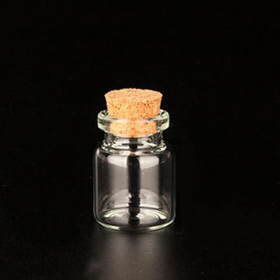 10 komada mini prozirnih boca s plutenim čepom Kapacitet za 10 ml 15 ml 20 ml 25 ml 30 ml 40 ml 55 ml staklene posude Pokloni za boce želja