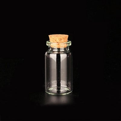 10 komada mini prozirnih boca s plutenim čepom Kapacitet za 10 ml 15 ml 20 ml 25 ml 30 ml 40 ml 55 ml staklene posude Pokloni za boce želja