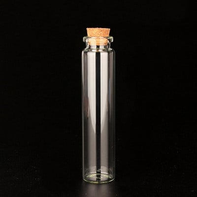 10 komada mini prozirnih boca s plutenim čepom Kapacitet za 10 ml 15 ml 20 ml 25 ml 30 ml 40 ml 55 ml staklene posude Pokloni za boce želja