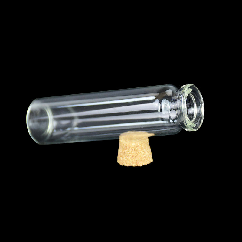 22x100mm maza izmēra stikla pudele ar korķi 25ml stikla ziņojumu uzglabāšanas pudele Mason burkas DIY roku darbs mākslas aksesuāri 5gab