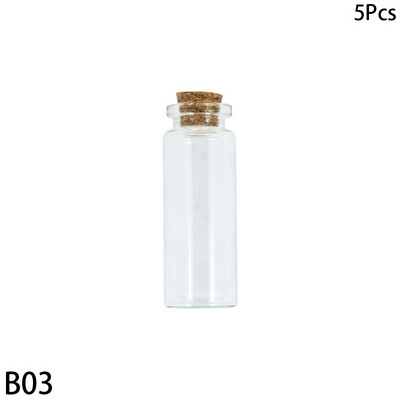 5gab Diametrs 210mm Vīna korķa stikla pudele Drifting pudele Vēlēšanās pudele Mini konfekšu pudele caurspīdīga maza pudele