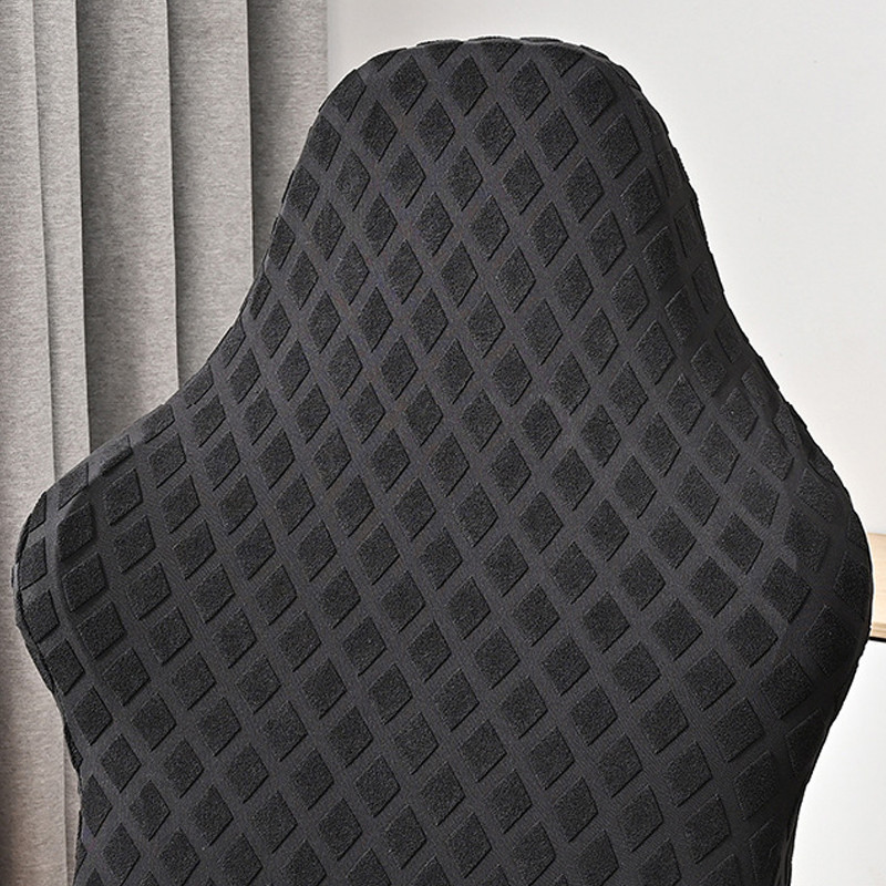 Vienspalvis žaidimų kėdės užvalkalas Minkštas elastingumas Polar Fleece fotelio užvalkalai Kompiuterio sėdynės kėdžių užvalkalai Tamprus besisukantis keltuvas