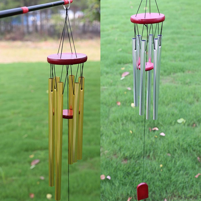 Copper Money Wind Chime μενταγιόν Μπαλκόνι Εξωτερική αυλή Κήπος Διακόσμηση σπιτιού Μεταλλικός σωλήνας Wind Chime Μεγάλος Wind Chimes Bells Tubes
