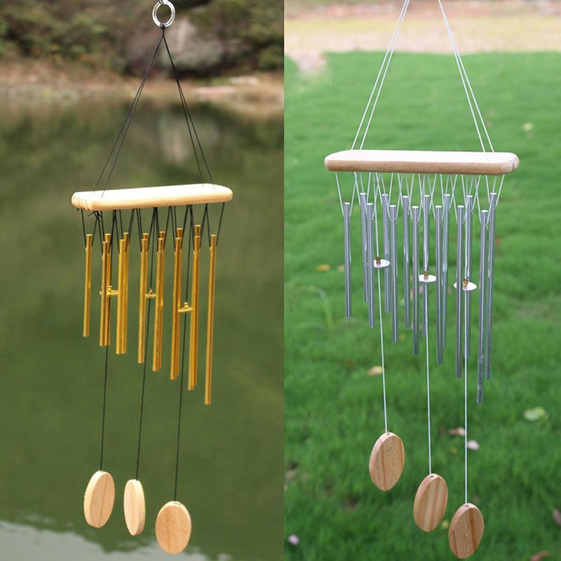 Copper Money Wind Chime μενταγιόν Μπαλκόνι Εξωτερική αυλή Κήπος Διακόσμηση σπιτιού Μεταλλικός σωλήνας Wind Chime Μεγάλος Wind Chimes Bells Tubes