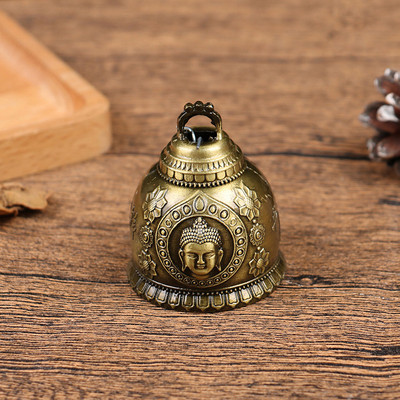 1 бр. Антични вятърни камбанки Меден двор Градина Декорация за живеене на открито Метални вятърни камбанки Китайски ориенталски метални печалби