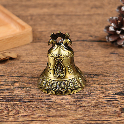 1 бр. Антични вятърни камбанки Меден двор Градина Декорация за живеене на открито Метални вятърни камбанки Китайски ориенталски метални печалби