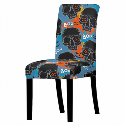 Amerikāņu stila galvaskausa apdruka Elastīgs krēsla pārvalks Ēdamistabas krēslu pārvalks Mazgājams biroja krēslu pārvalks Sēdekļa pārvalks Viesnīcas mājas dekorēšana