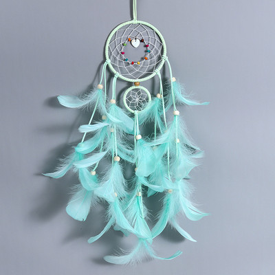 2022 Wall Dream Catcher Led Handmade Feather Braided Wind Chimes Art για διακόσμηση δωματίου Κρεμαστό Χριστουγεννιάτικη διακόσμηση σπιτιού