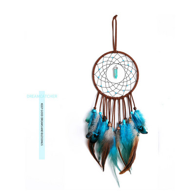 2022 Wall Dream Catcher Led Handmade Feather Braided Wind Chimes Art για διακόσμηση δωματίου Κρεμαστό Χριστουγεννιάτικη διακόσμηση σπιτιού