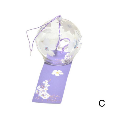 1 gab japāņu stila vēja zvans Japānas vēja zvani ar rokām gatavoti stikli mājas dekorēšana spa virtuve biroja dekorēšana amatniecība raksts mākslas dekors