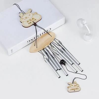 1 DB kültéri fém szélcsengő Udvar Kert Csengő Szélcsengő Ablak Harangok Falra akasztható dekorációk Otthoni dekoráció fa szél