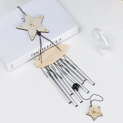 1 DB kültéri fém szélcsengő Udvar Kert Csengő Szélcsengő Ablak Harangok Falra akasztható dekorációk Otthoni dekoráció fa szél