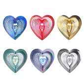 Geometrinis menas Širdies vėjo suktukas Kiemo menas plakantis širdis vėjo suktukas Balkonas lauko sodo puošmena Ornamentas svajonių gaudyklė