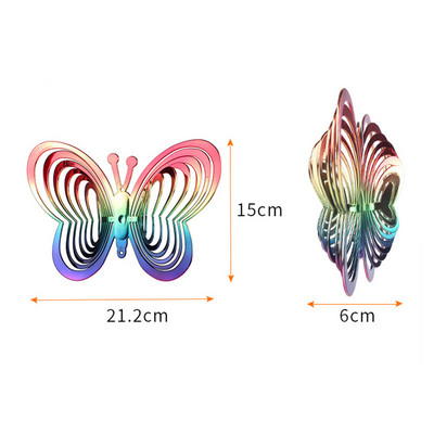 Geometrinis menas Širdies vėjo suktukas Kiemo menas plakantis širdis vėjo suktukas Balkonas lauko sodo puošmena Ornamentas svajonių gaudyklė