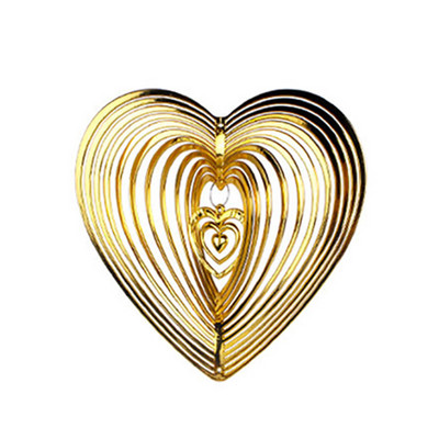 Geometrinis menas Širdies vėjo suktukas Kiemo menas plakantis širdis vėjo suktukas Balkonas lauko sodo puošmena Ornamentas svajonių gaudyklė