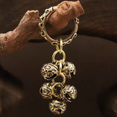 16 mm žalvario rankdarbiai liejami vėjo varpeliai varpelio mygtukas vėjo varpas Tibeto bronzos varpas dovanų namams suvenyrų dekoravimo pakabukas