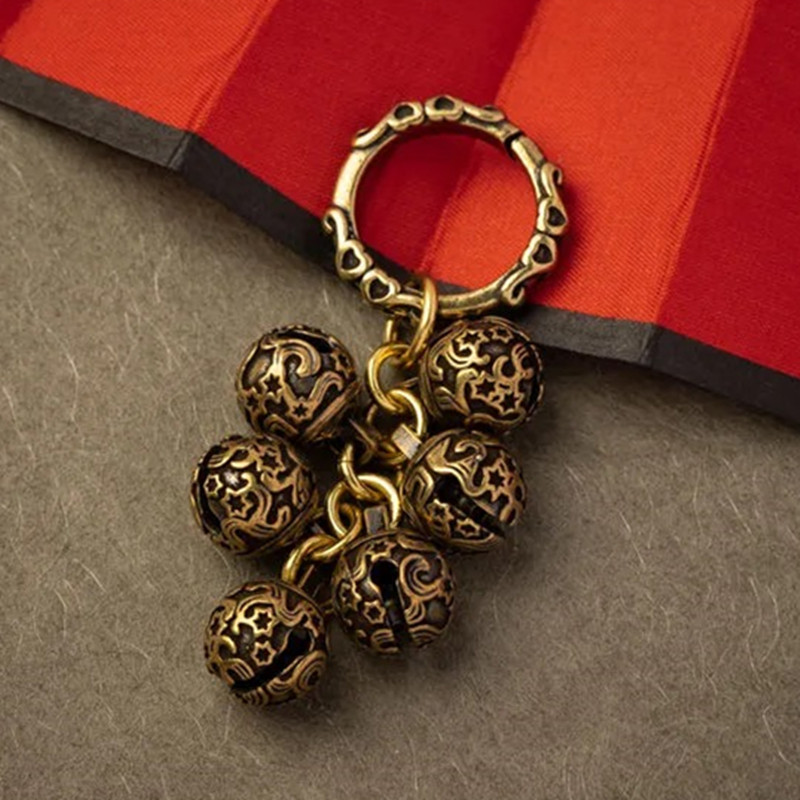 16 mm žalvario rankdarbiai liejami vėjo varpeliai varpelio mygtukas vėjo varpas Tibeto bronzos varpas dovanų namams suvenyrų dekoravimo pakabukas