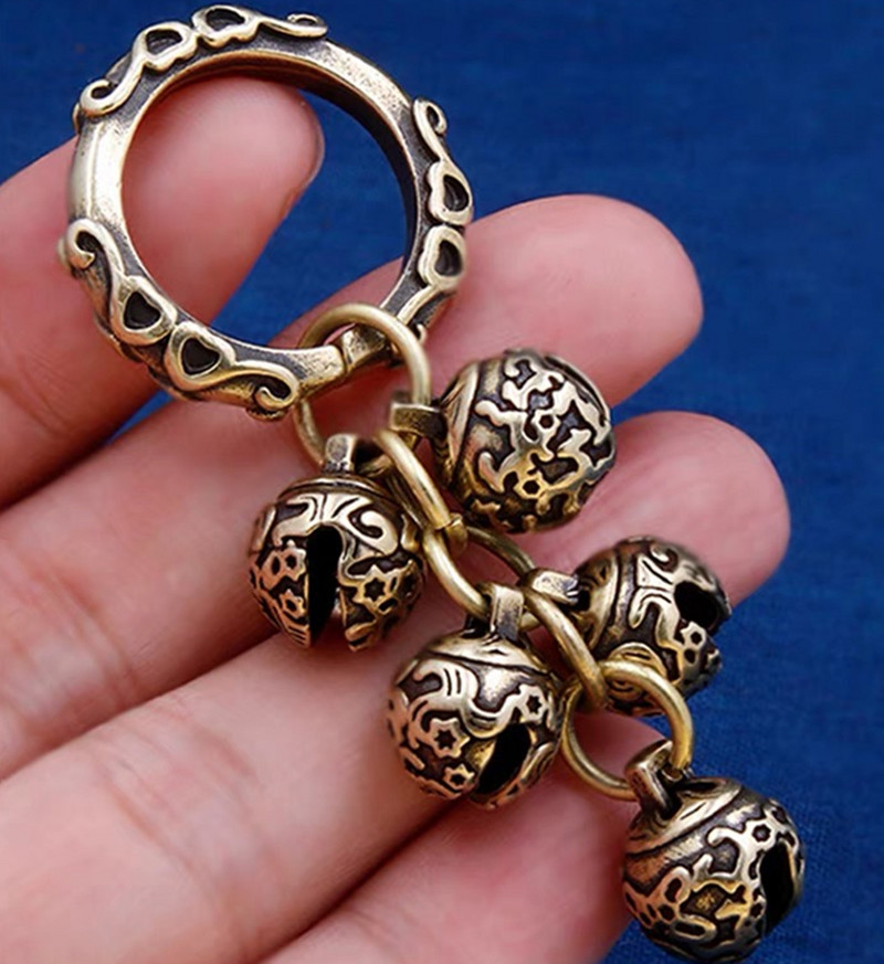 16 mm žalvario rankdarbiai liejami vėjo varpeliai varpelio mygtukas vėjo varpas Tibeto bronzos varpas dovanų namams suvenyrų dekoravimo pakabukas