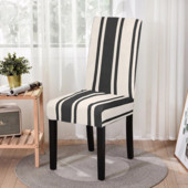 Šarene pruge Navlaka za blagovaonske stolice Spandex Elastična navlaka za stolice Rastezljive navlake za stolice za vjenčanje Blagovaonica