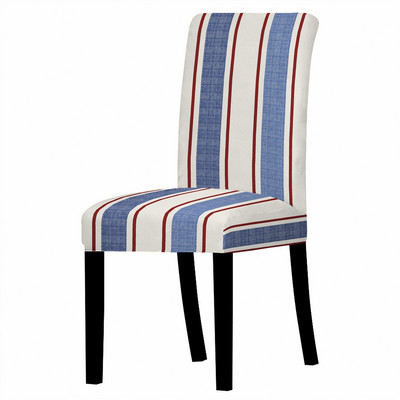 Šarene pruge Navlaka za blagovaonske stolice Spandex Elastična navlaka za stolice Rastezljive navlake za stolice za vjenčanje Blagovaonica