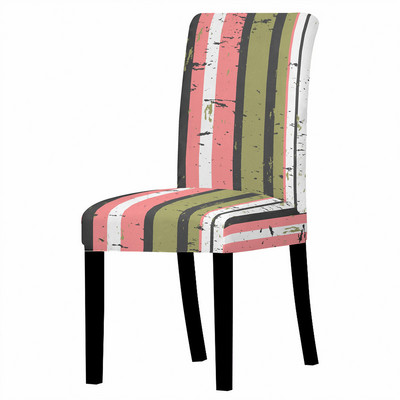 Šarene pruge Navlaka za blagovaonske stolice Spandex Elastična navlaka za stolice Rastezljive navlake za stolice za vjenčanje Blagovaonica