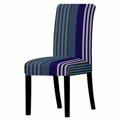 Šarene pruge Navlaka za blagovaonske stolice Spandex Elastična navlaka za stolice Rastezljive navlake za stolice za vjenčanje Blagovaonica