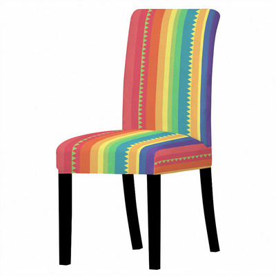 Šarene pruge Navlaka za blagovaonske stolice Spandex Elastična navlaka za stolice Rastezljive navlake za stolice za vjenčanje Blagovaonica